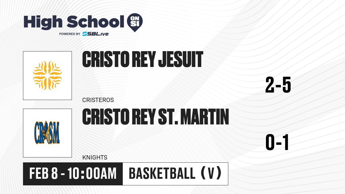 Cristo Rey Jesuit vs Cristo Rey St. Martin Boys Basketball Feb 8