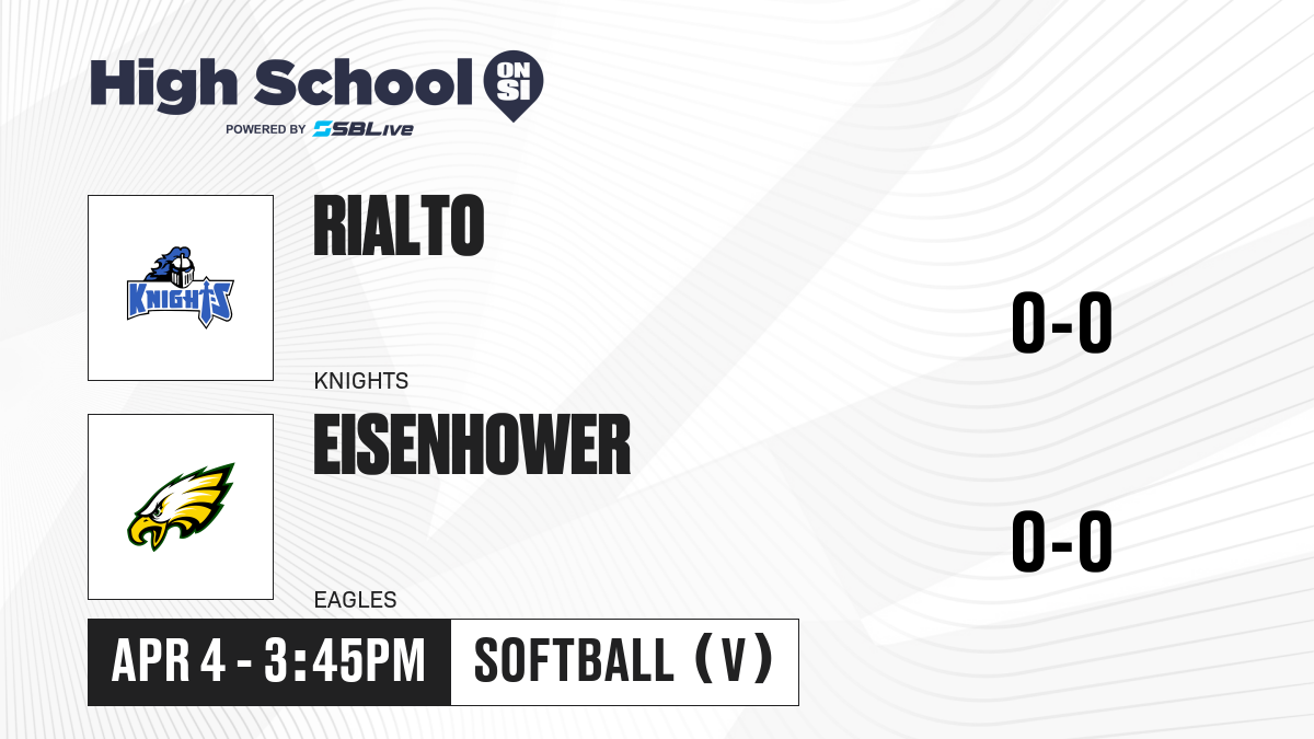 Rialto vs Eisenhower Softball Apr 4, 2025 High School On SI