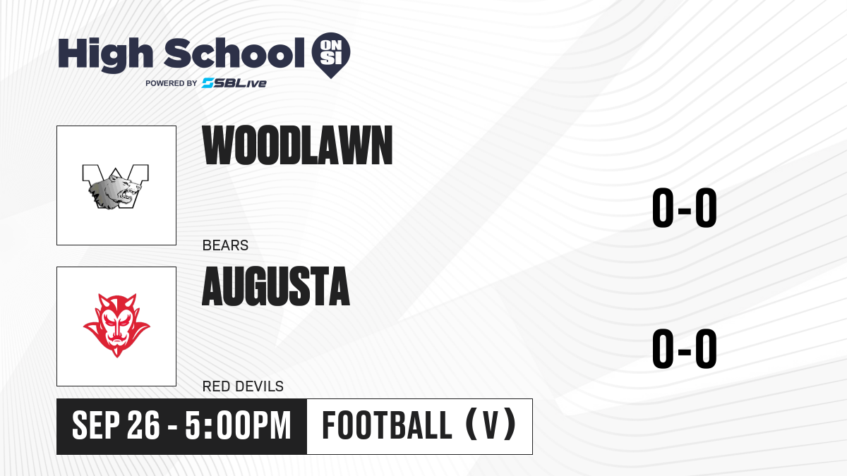 Woodlawn vs Augusta Football Sep 26, 2025 High School On SI