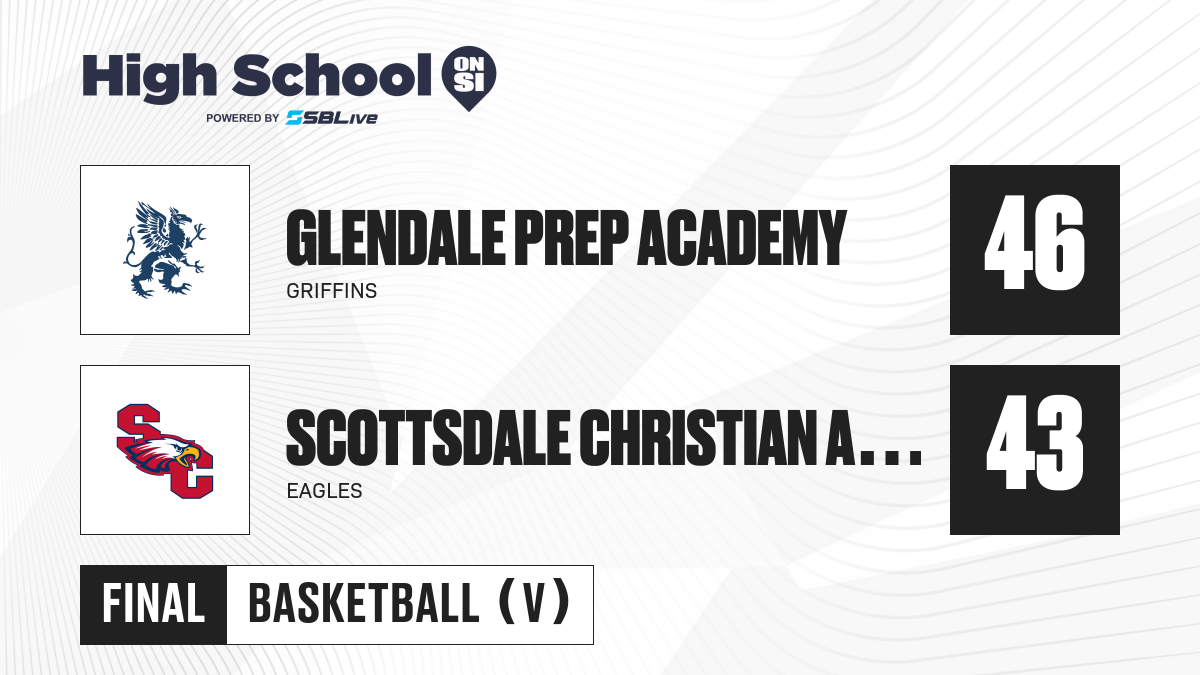 Glendale Prep Academy vs Scottsdale Christian Academy Boys Basketball ...