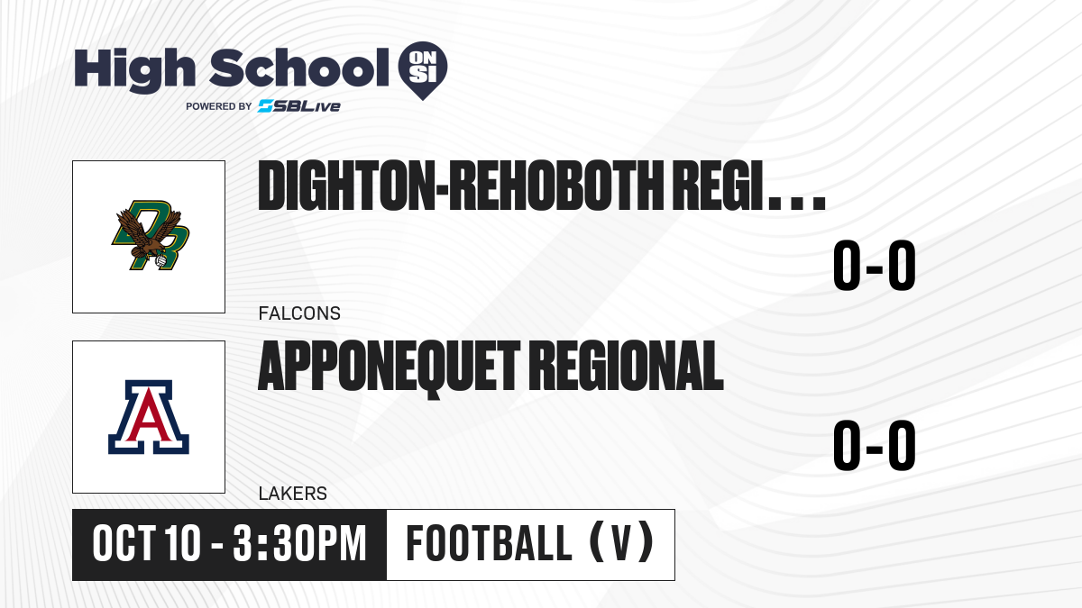 Dighton-Rehoboth Regional Vs Apponequet Regional Football - Oct 10 ...