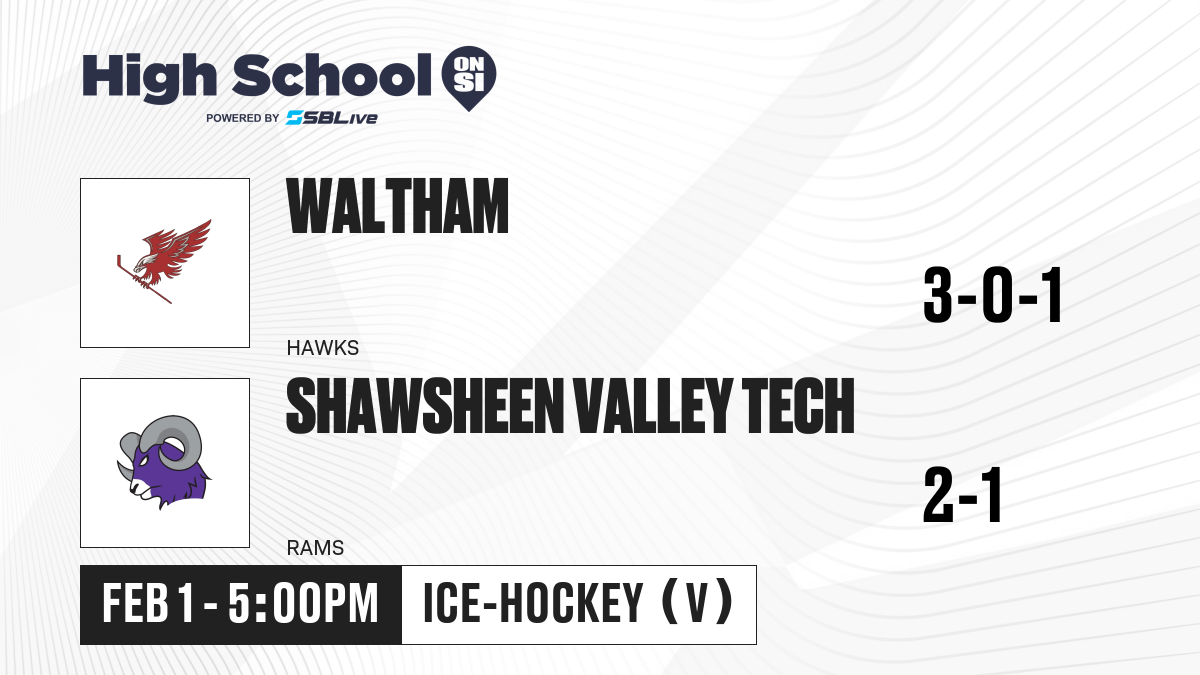 Waltham Vs Shawsheen Valley Tech Girls Ice Hockey - Feb 1, 2025 - High 