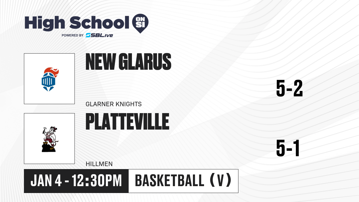 New Glarus Vs Platteville Boys Basketball - Jan 4, 2025 - High School On Si