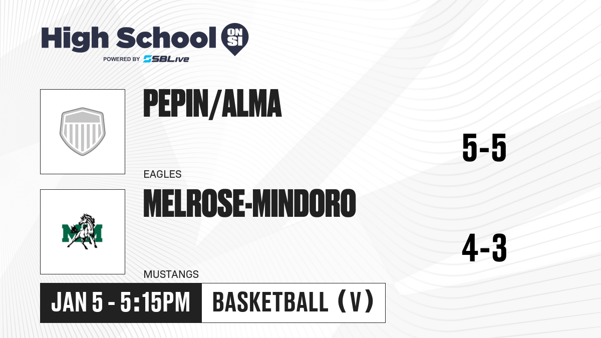 Pepin/Alma vs MelroseMindoro Girls Basketball Jan 5, 2025 High