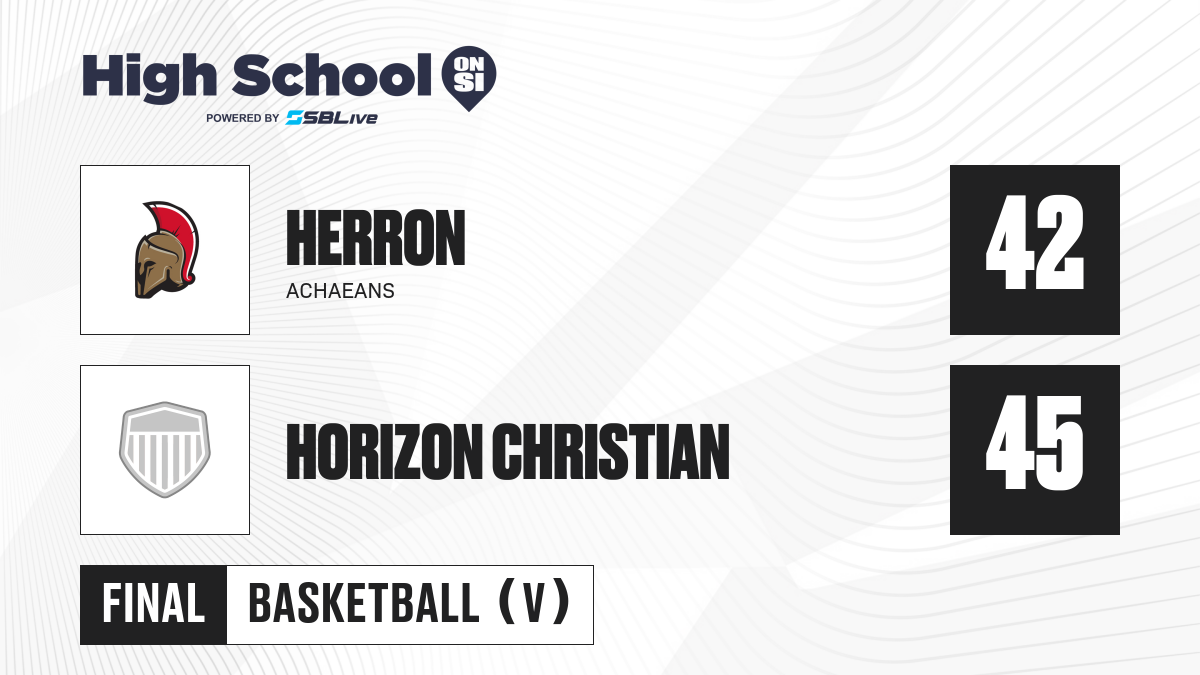 Herron vs Horizon Christian Boys Basketball - Dec 27, 2024 - High ...