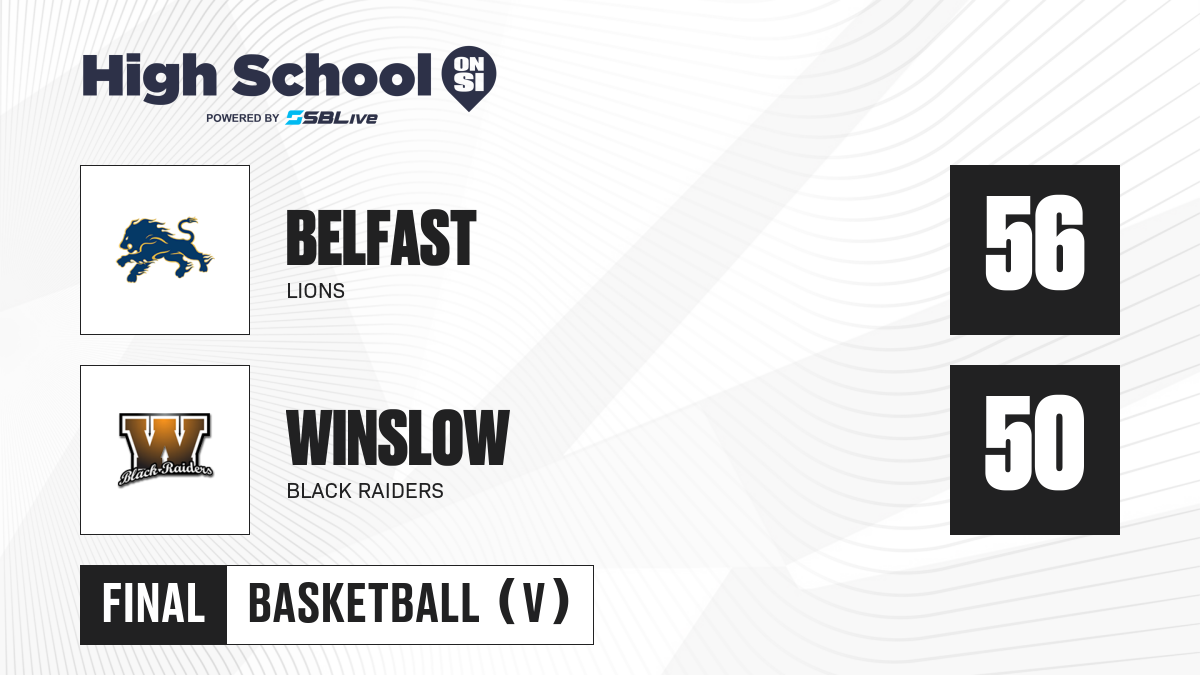 Belfast vs Winslow Boys Basketball - Dec 27, 2024 - High School On SI