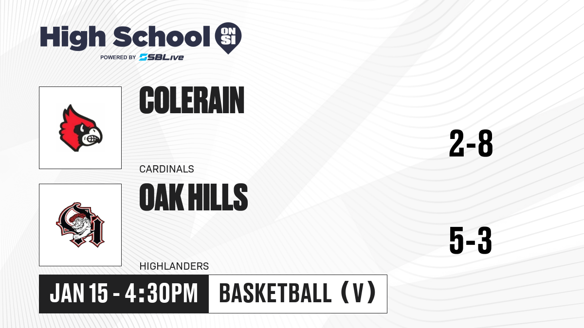 Colerain Vs Oak Hills Girls Basketball - Jan 15, 2025 - High School On Si