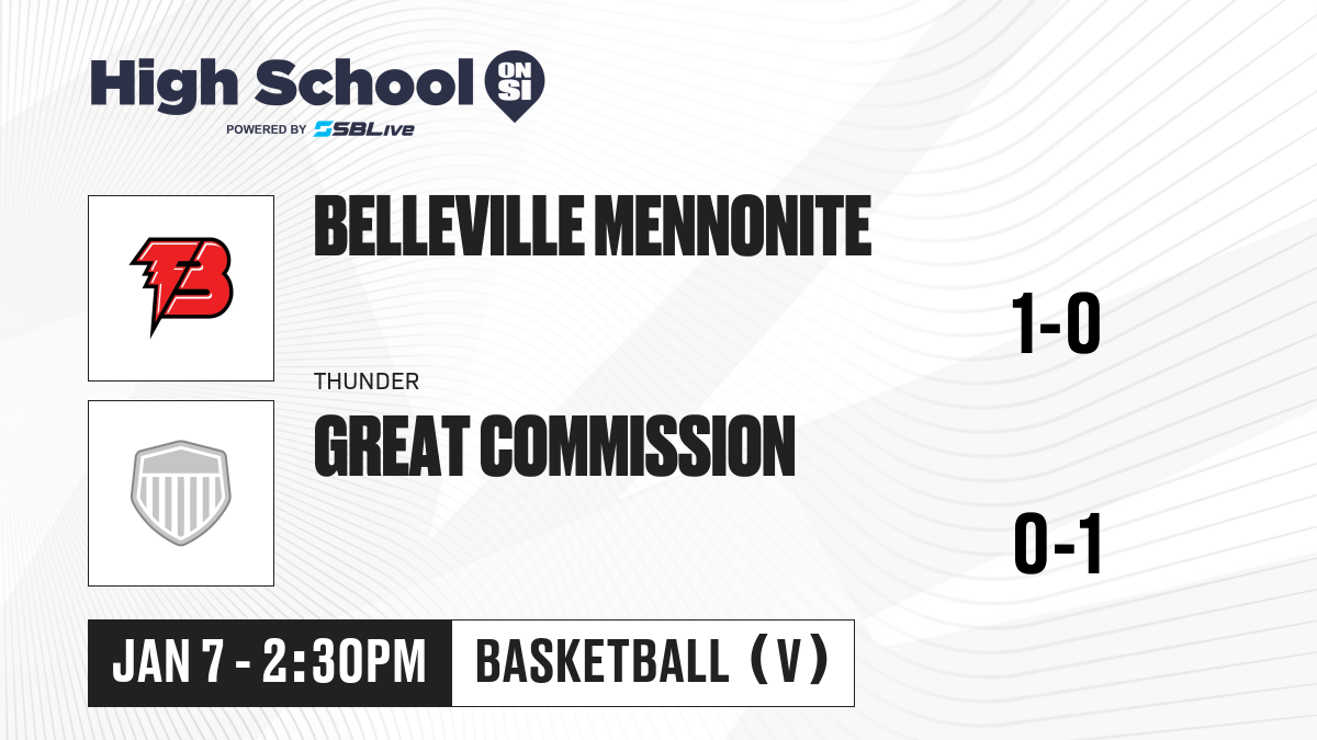 Belleville Mennonite vs Great Commission Girls Basketball - Jan 7, 2025 ...