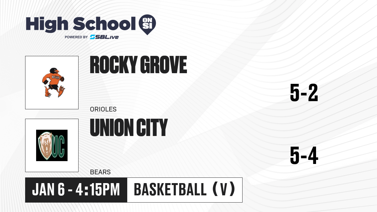 Rocky Grove vs Union City Boys Basketball - Jan 6, 2025 - High School On SI