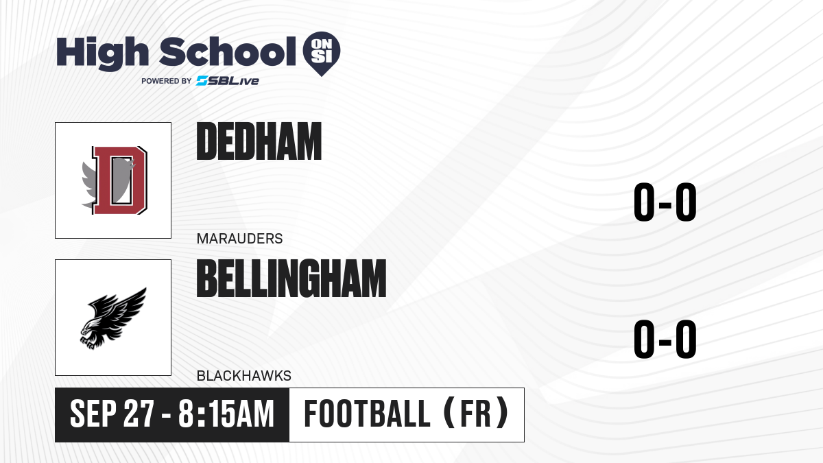 Dedham vs Bellingham Fr Football - Sep 25, 2025 - High School On SI