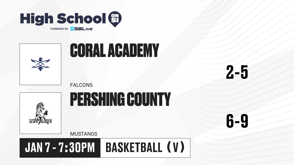 Coral Academy Vs Pershing County Boys Basketball - Jan 7, 2025 - High 