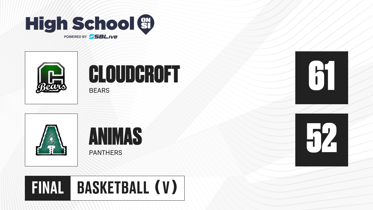 Cloudcroft vs Animas Boys Basketball - Jan 9, 2025 - High School On SI