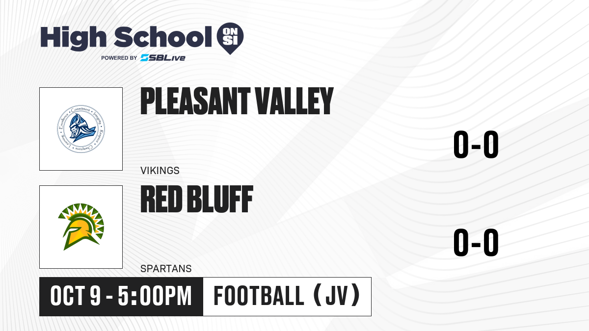 Pleasant Valley vs Red Bluff JV Football - Oct 9, 2025 - High School On SI