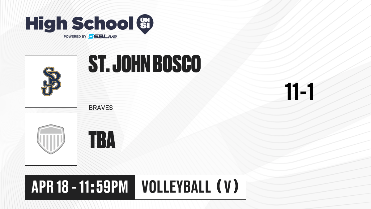 St. John Bosco vs TBA Boys Volleyball - Apr 18, 2025 - High School On SI