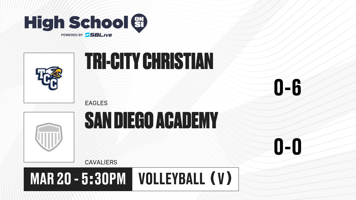 Tri-City Christian vs San Diego Academy Boys Volleyball - Mar 20, 2025 ...