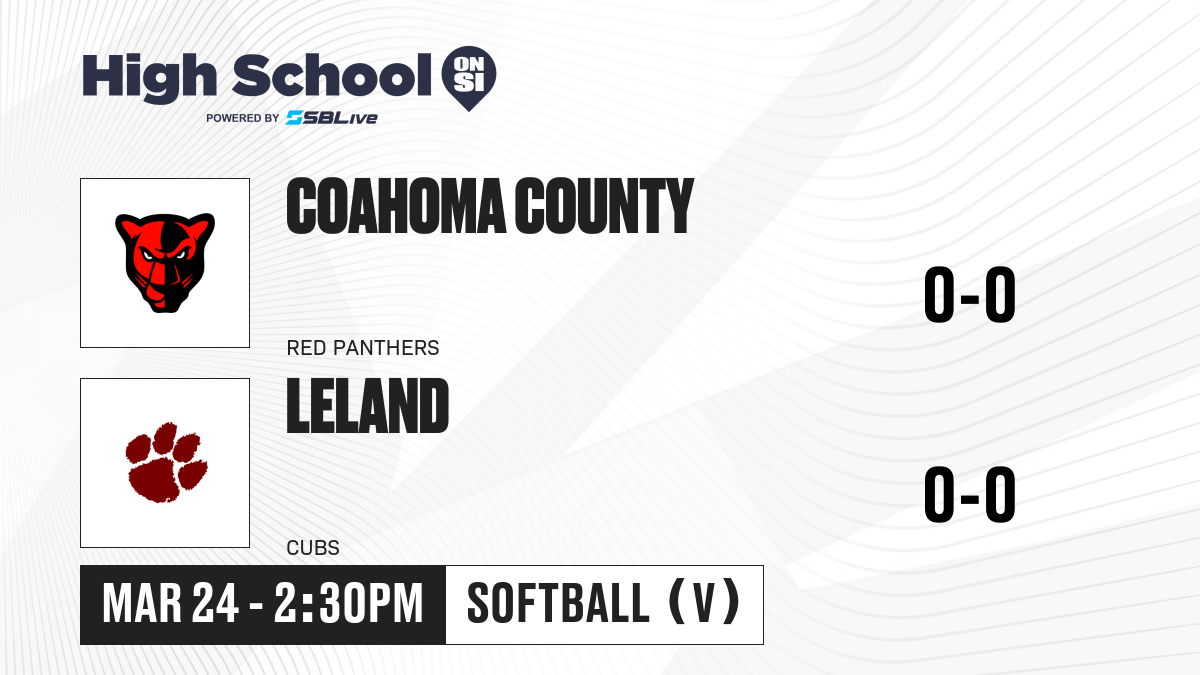 Coahoma County Vs Leland Softball Mar 24 2025 High School On Si