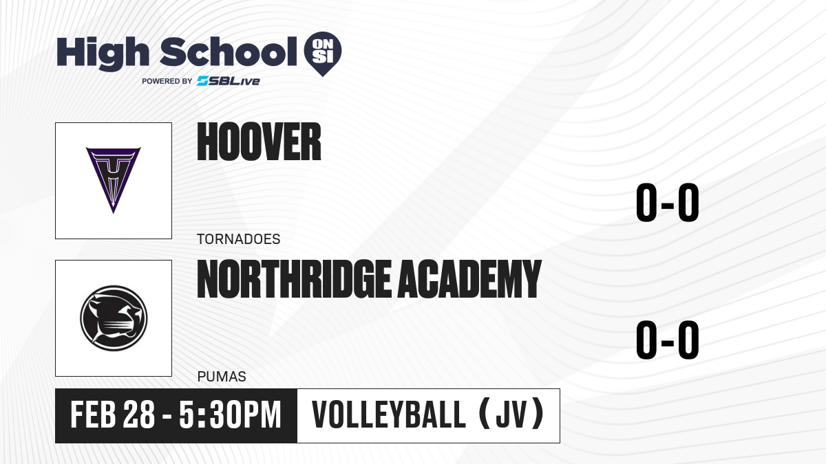 Hoover vs Northridge Academy JV Boys Volleyball - Feb 28, 2025 - High ...