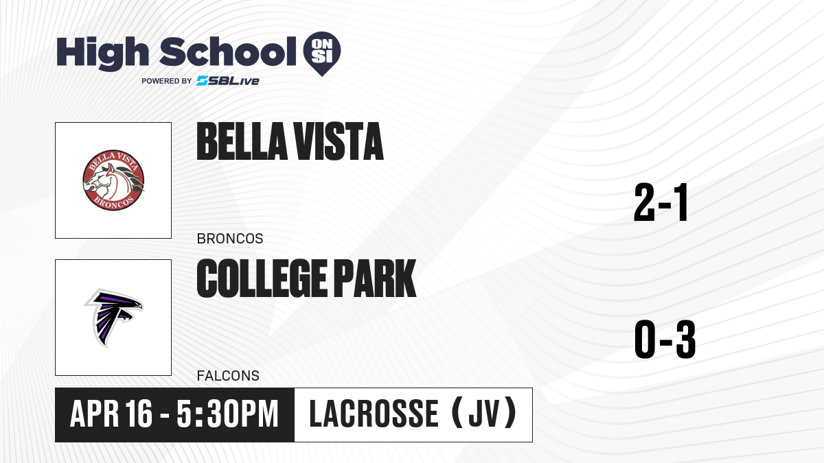 Bella Vista vs College Park JV Boys Lacrosse - Apr 16, 2025 - High ...