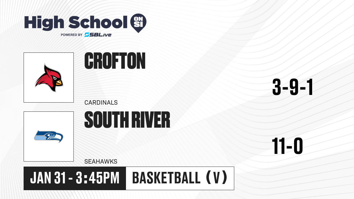 Crofton vs South River Boys Basketball Jan 31, 2025 High School On SI