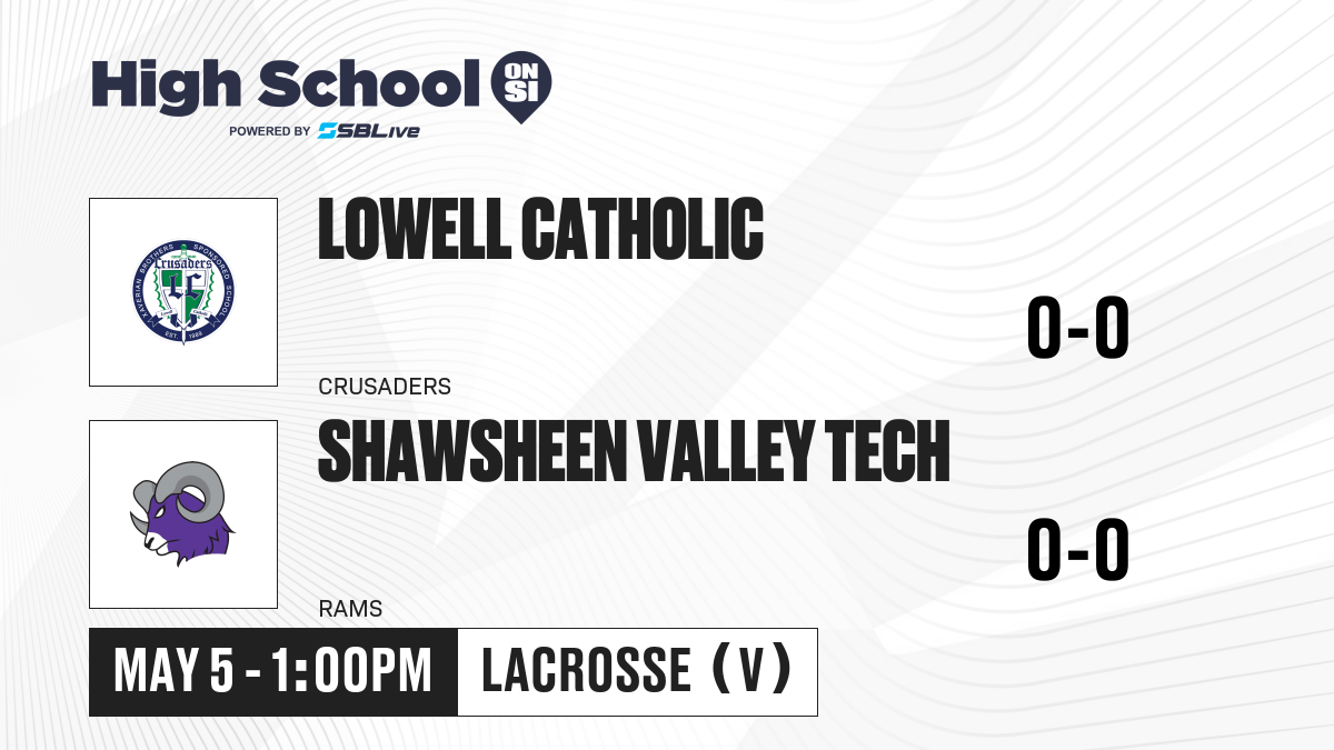 Lowell Catholic vs Shawsheen Valley Tech Boys Lacrosse - May 5, 2025 ...