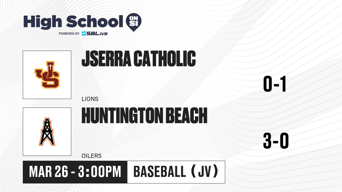 JSerra Catholic vs Huntington Beach JV Baseball - Mar 26, 2025 - High ...