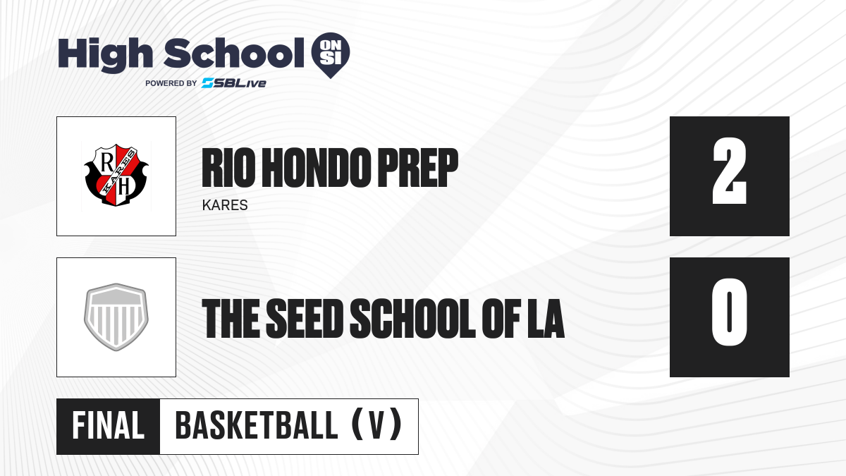 Rio Hondo Prep vs The SEED School of LA Boys Basketball Jan 30, 2025