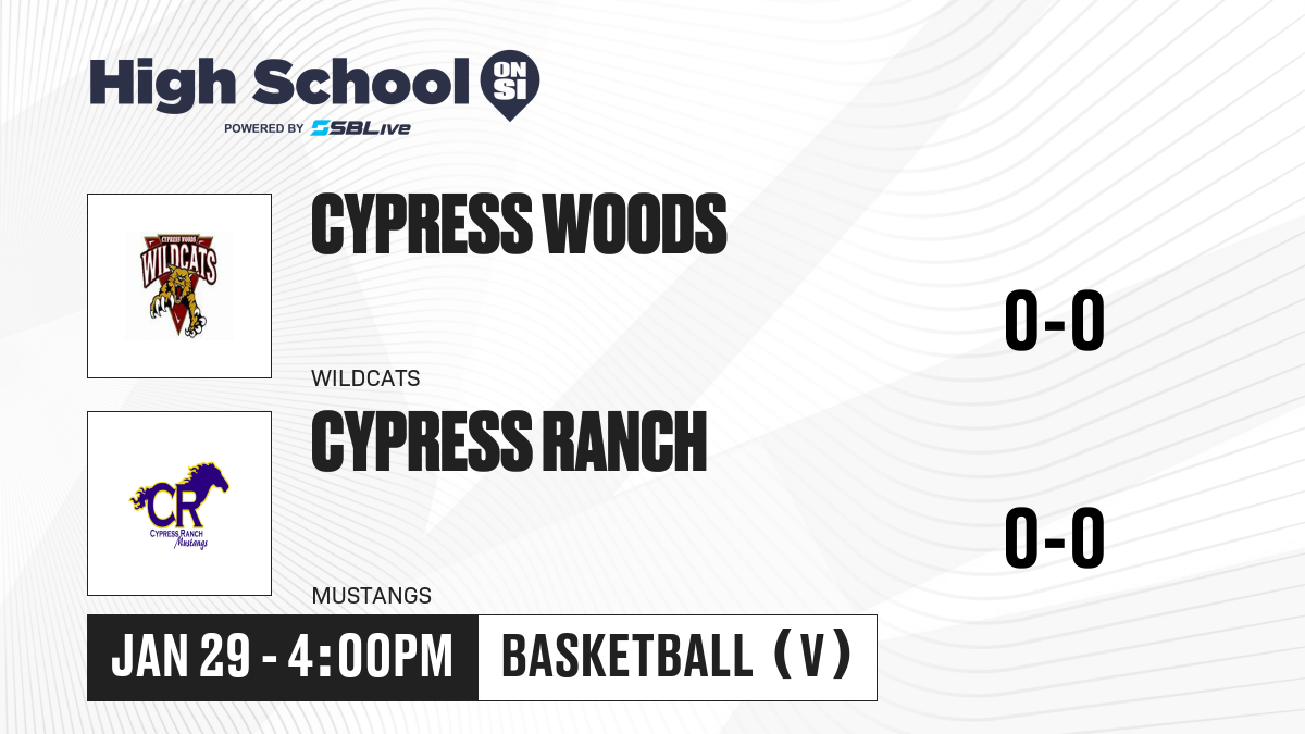 Cypress Woods vs Cypress Ranch Boys Basketball - Jan 29, 2025 - High ...