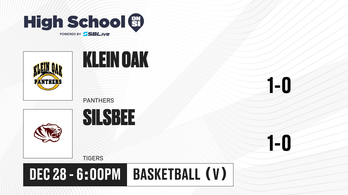 Klein Oak vs Silsbee Boys Basketball - Dec 28, 2024 - High School On SI