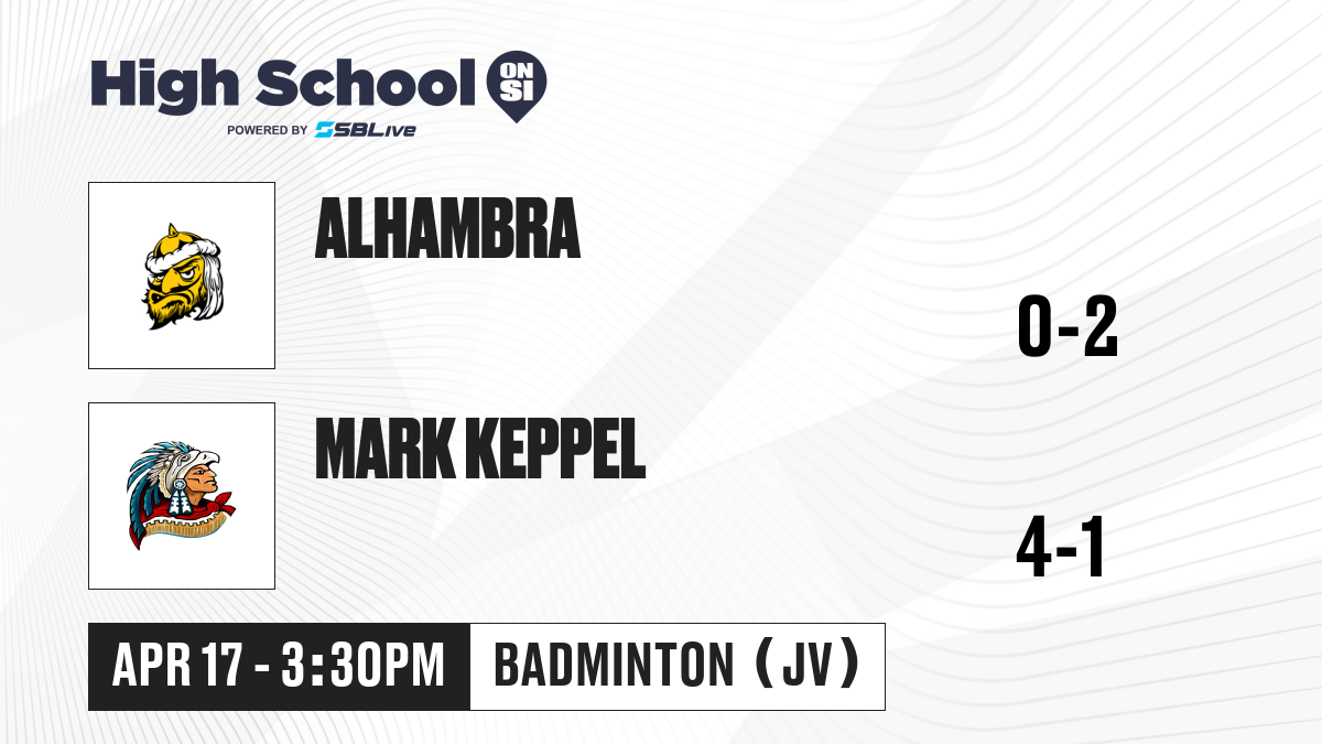 Alhambra vs Mark Keppel JV Badminton - Apr 17, 2025 - High School On SI