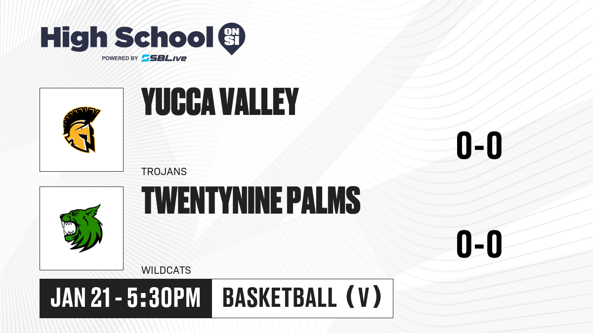 Yucca Valley vs Twentynine Palms Boys Basketball - Jan 21, 2026 - High ...