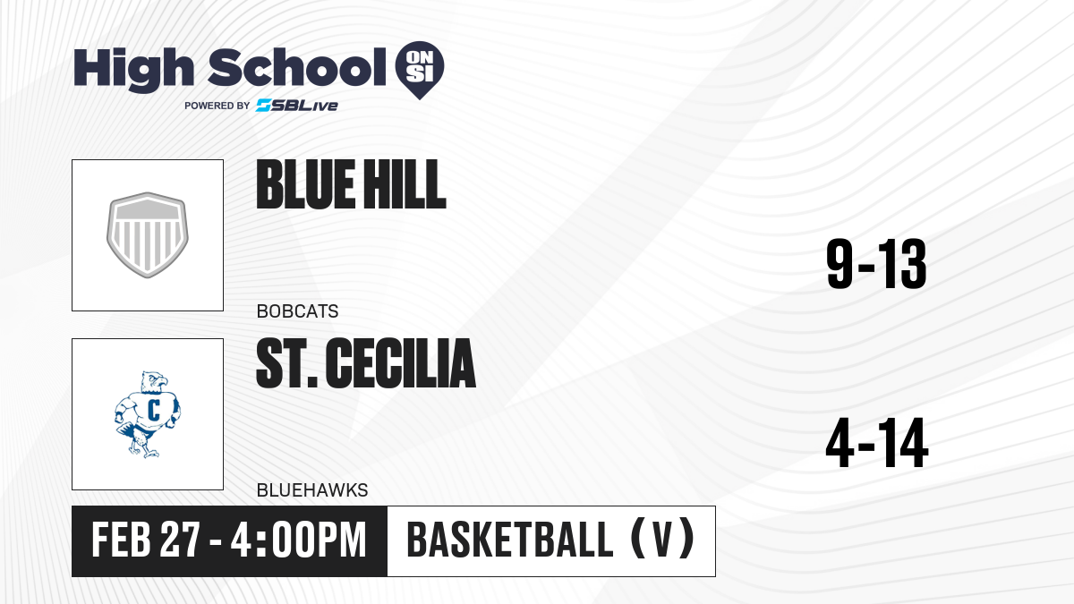 Blue Hill vs St. Cecilia Boys Basketball - Feb 27, 2025 - High School On SI