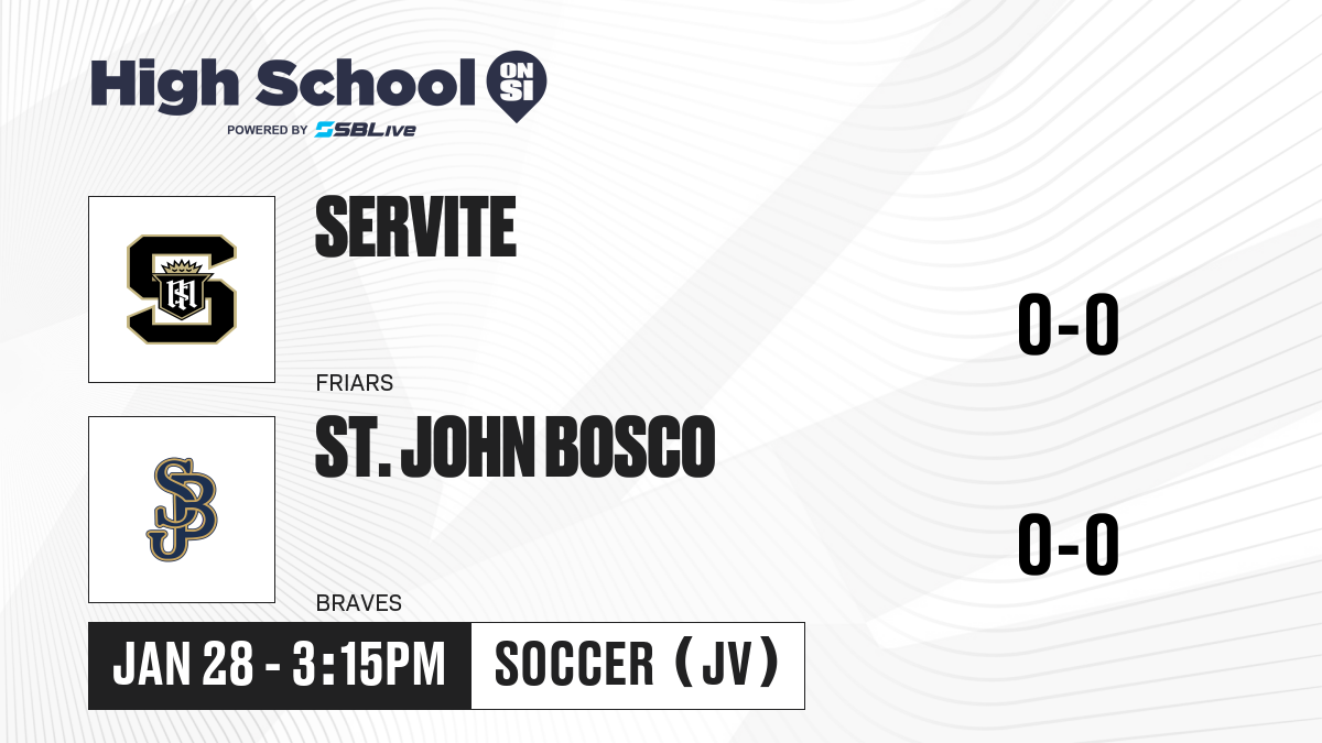 Servite vs St. John Bosco JV Boys Soccer - Jan 28, 2026 - High School On SI