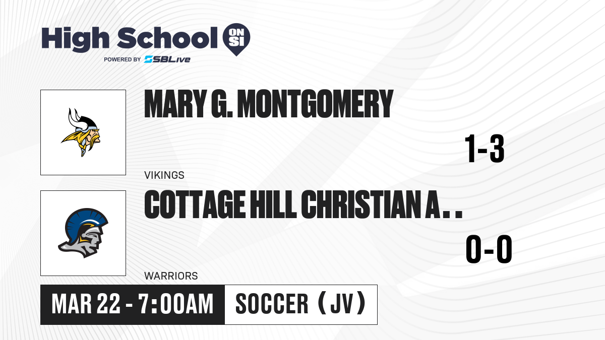 Mary G. Montgomery vs Cottage Hill Christian Academy JV Girls Soccer ...