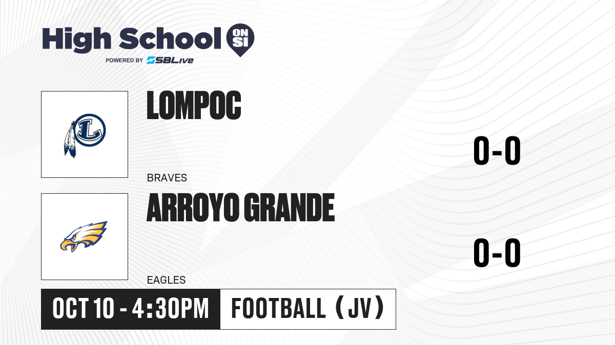 Lompoc vs Arroyo Grande JV Football - Oct 10, 2025 - High School On SI