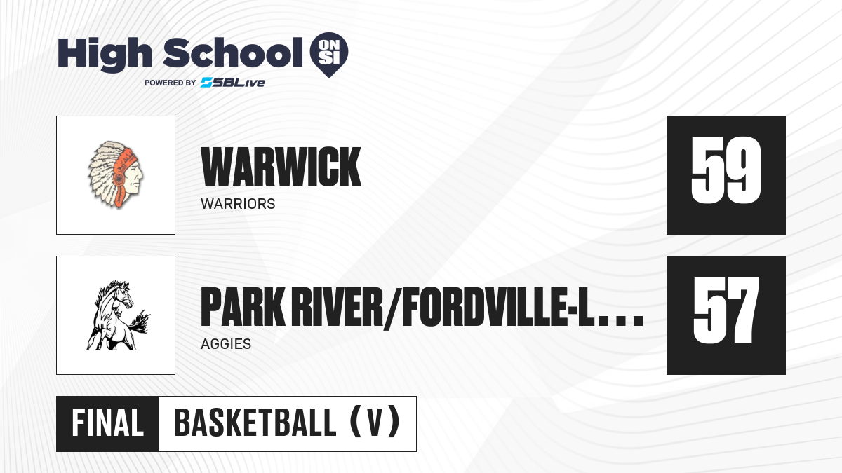 Warwick vs Park River/Fordville-Lankin Boys Basketball - Mar 10, 2025 ...