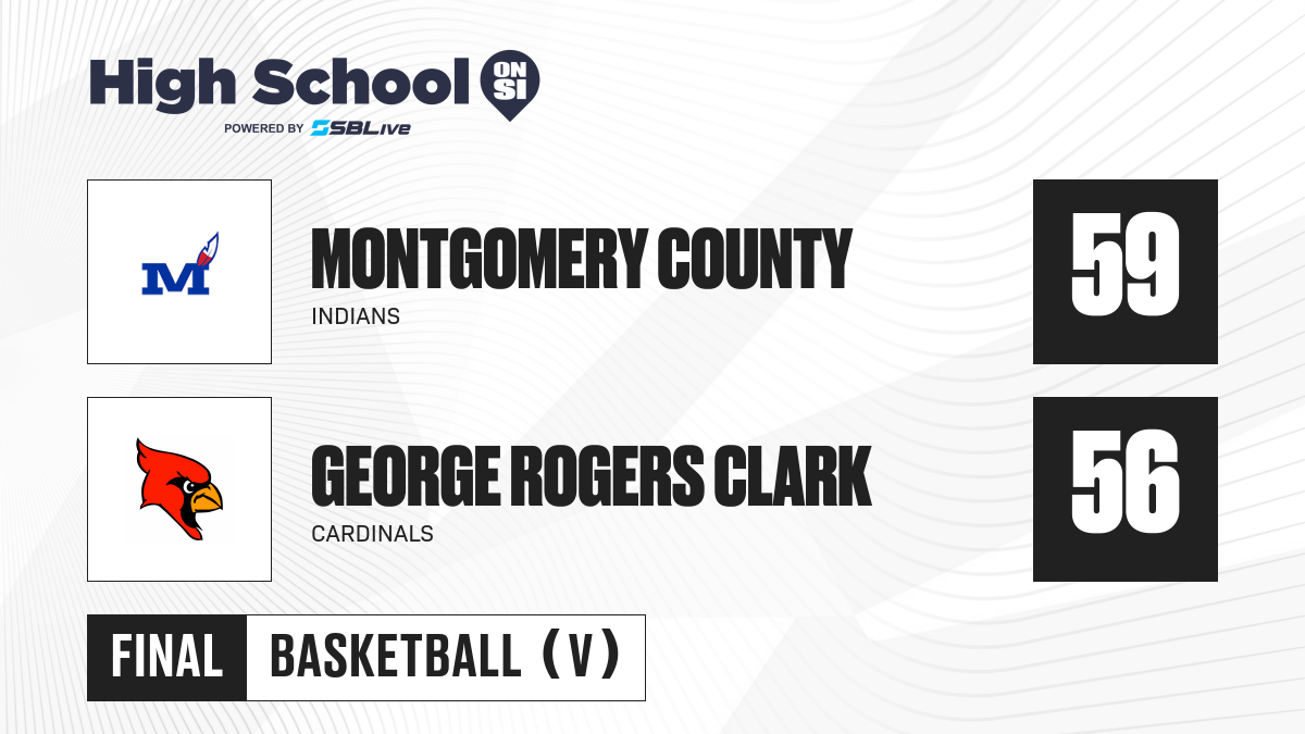 Montgomery County vs George Rogers Clark Boys Basketball - Mar 19, 2025 ...