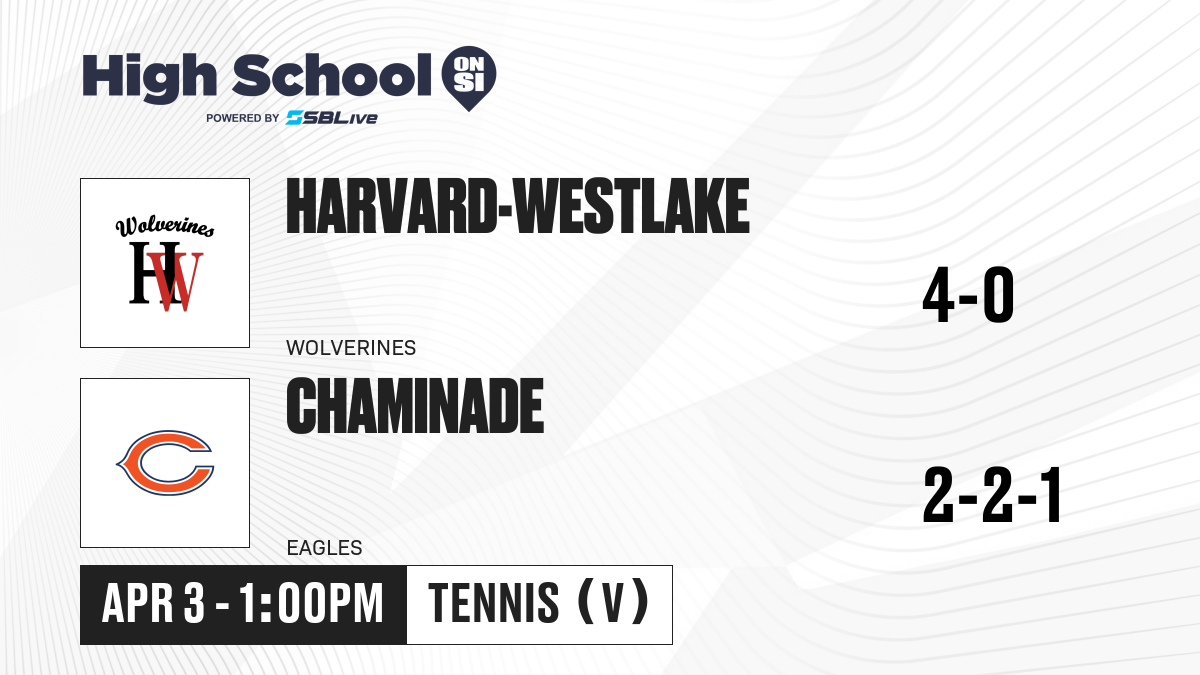 Harvard-Westlake vs Chaminade Boys Tennis - Apr 3, 2025 - High School On SI