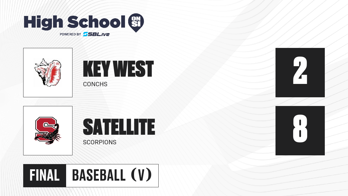 Key West vs Satellite Baseball Apr 21, 2025 High School On SI