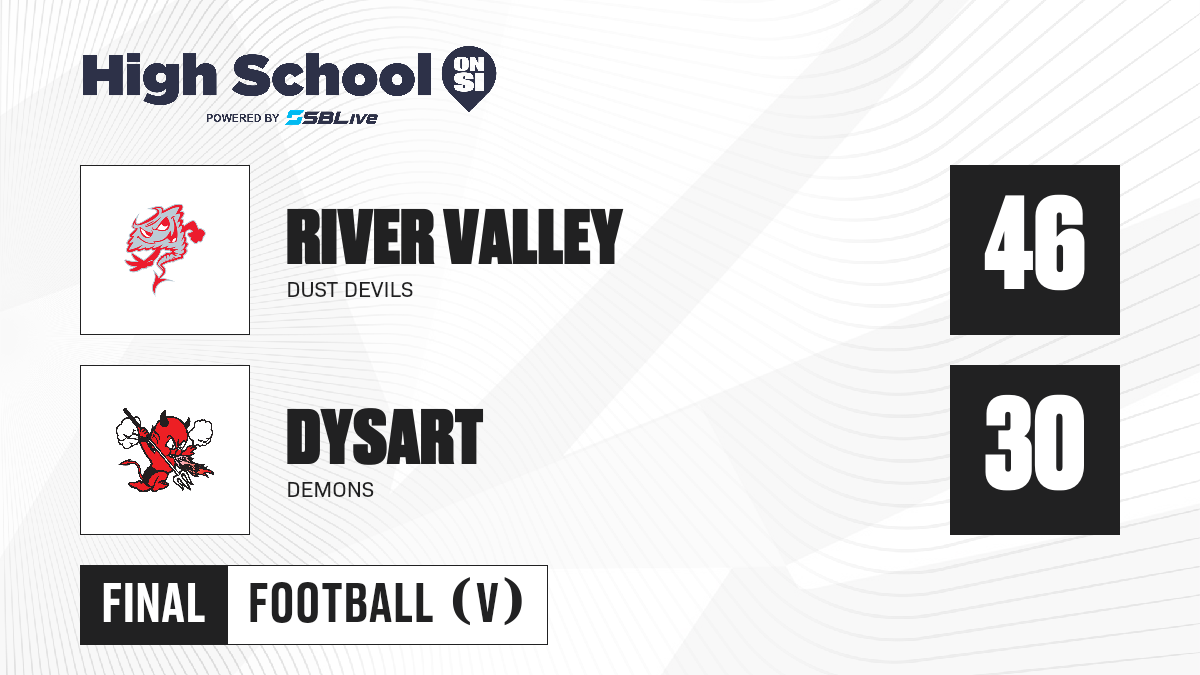 River Valley vs Dysart Football - Oct 31, 2025 - High School On SI