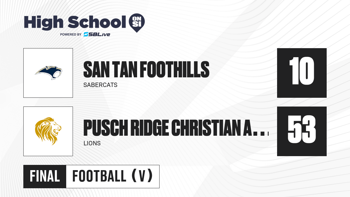 Preview - San Tan Foothills vs Pusch Ridge Christian Academy Football ...