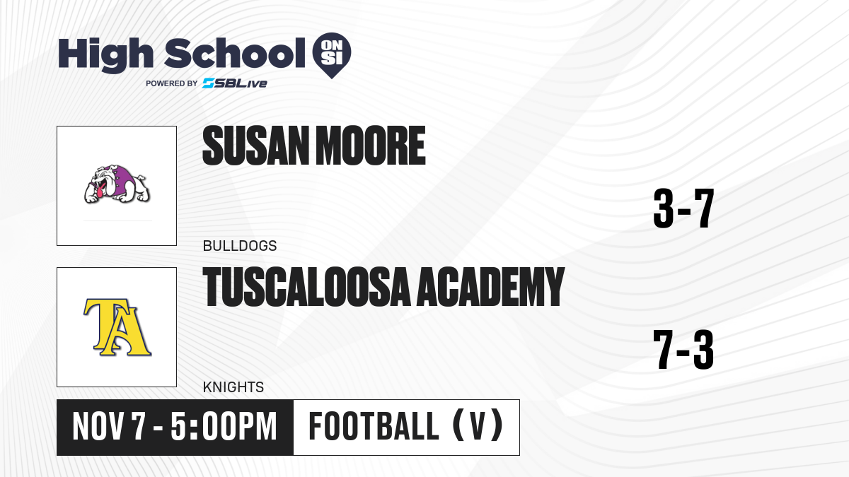 Preview Susan Moore vs Tuscaloosa Academy Football Nov 7 2025