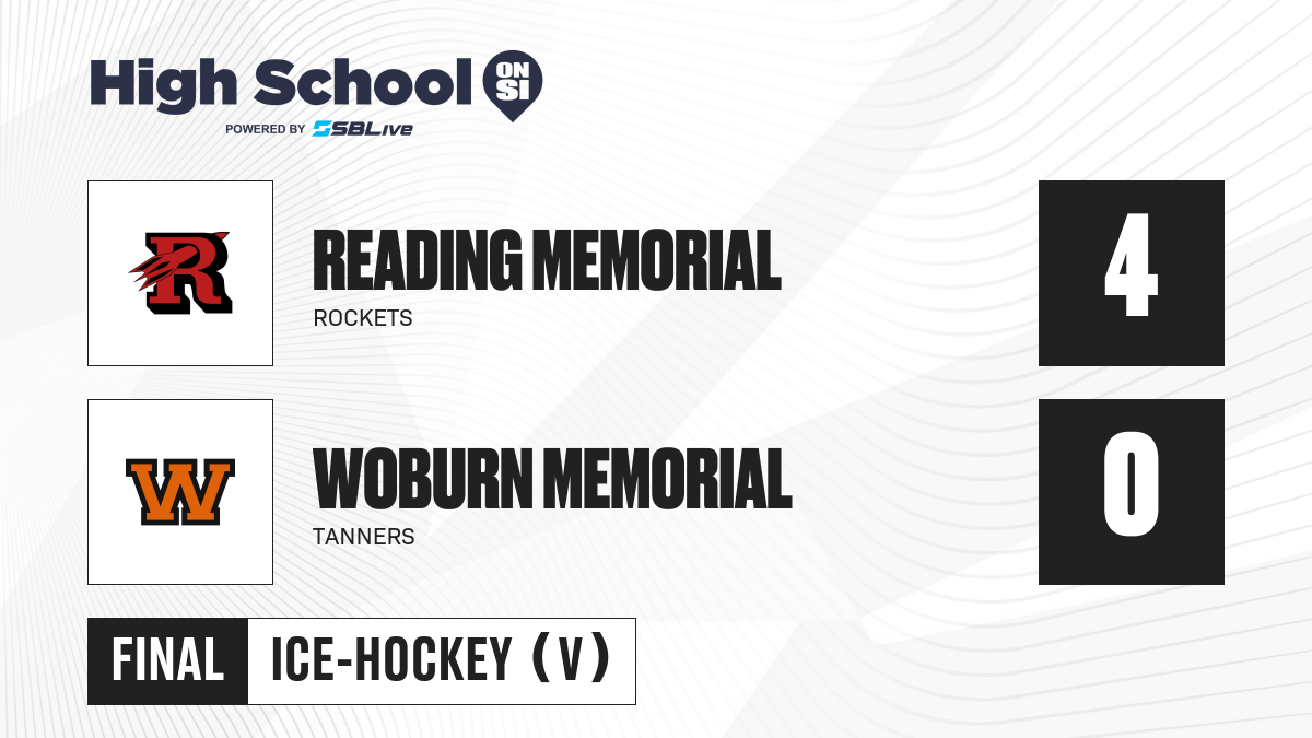 Reading Memorial vs Woburn Memorial Boys Ice Hockey - Jan 5, 2026 ...
