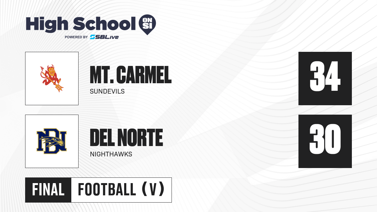 Mt. Carmel vs Del Norte Football Apr 9, 2021