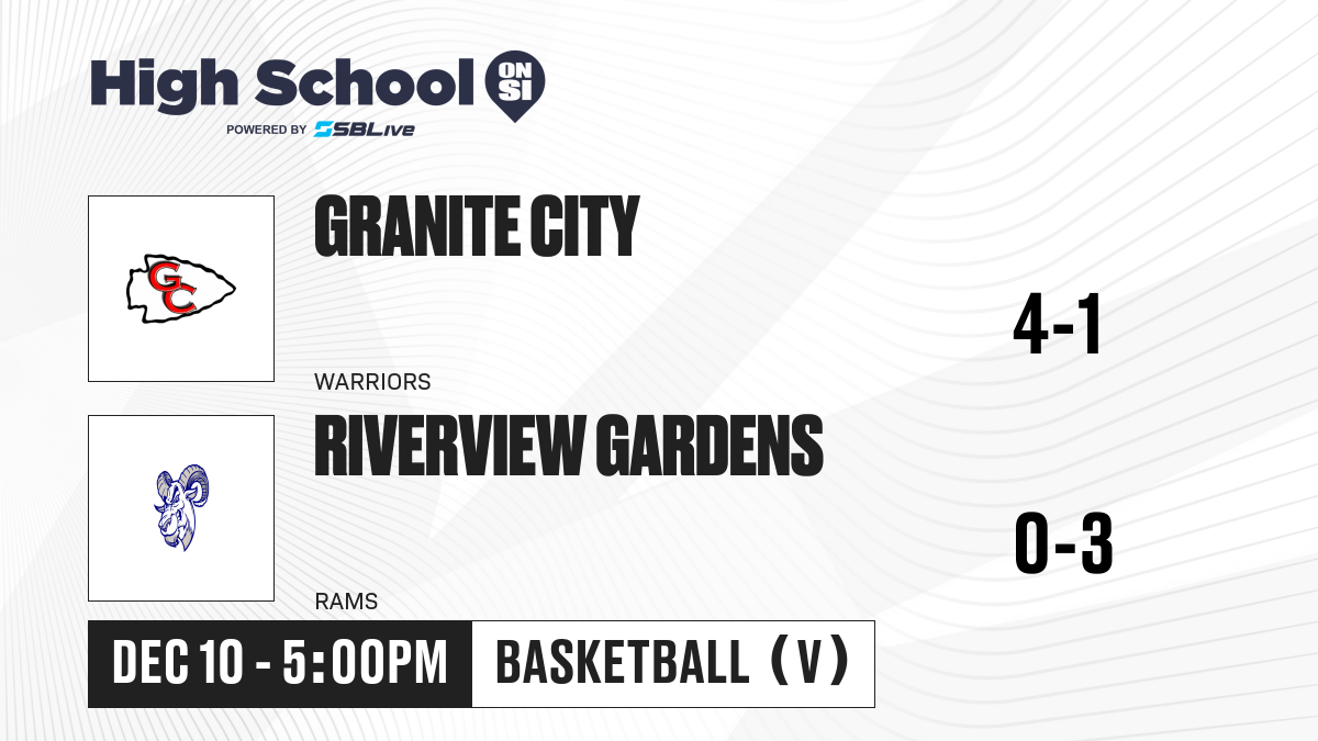 Granite City vs Riverview Gardens Boys Basketball - Dec 10, 2025 - High ...