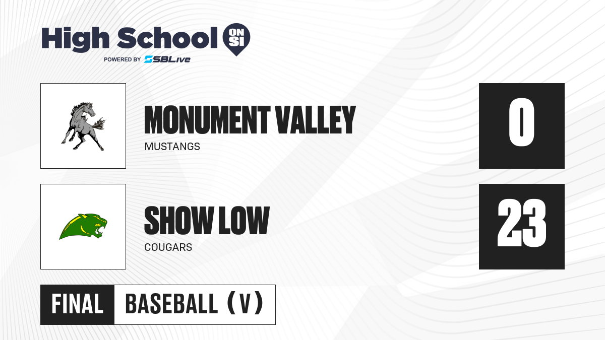 Monument Valley vs Show Low Baseball - Mar 20, 2026 - High School On SI