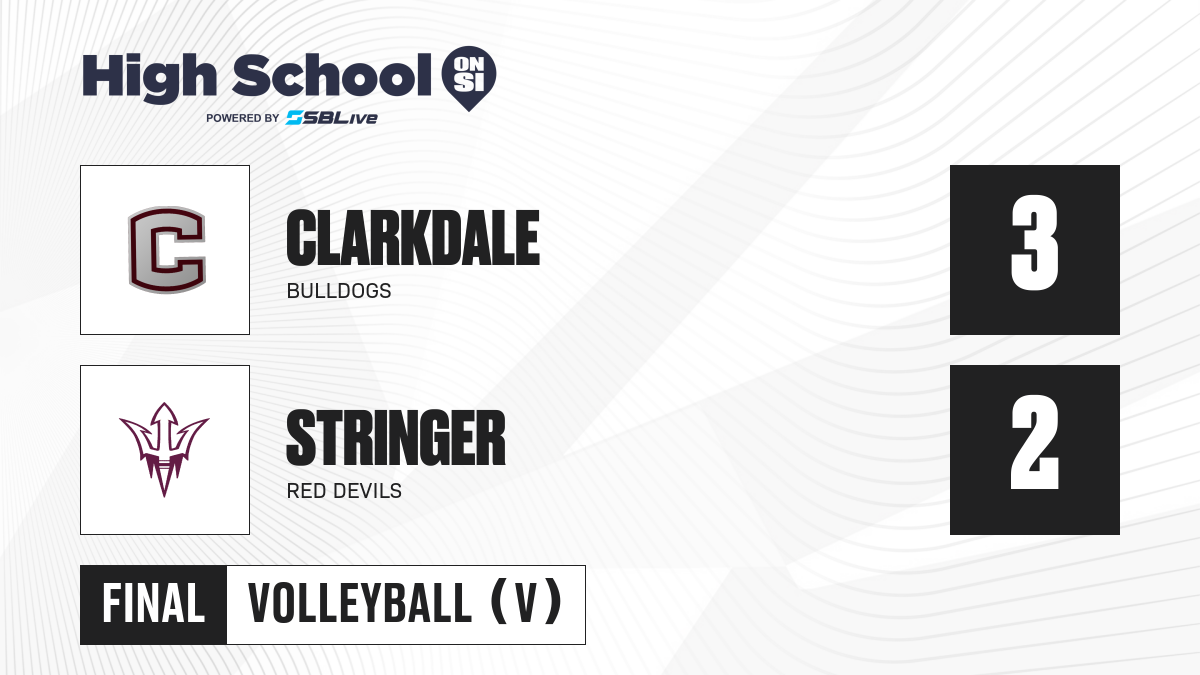 Stringer vs Clarkdale Girls Volleyball - Sep 26, 2020 - High School On SI