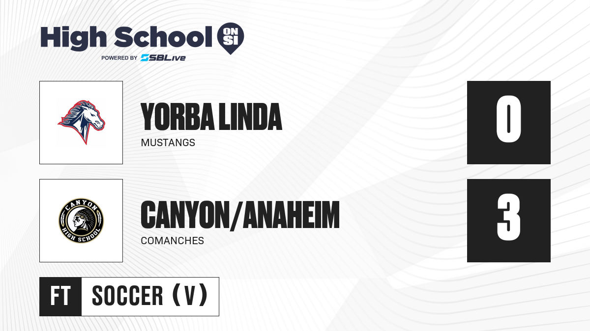 Yorba Linda vs Canyon Boys Soccer Apr 27, 2021