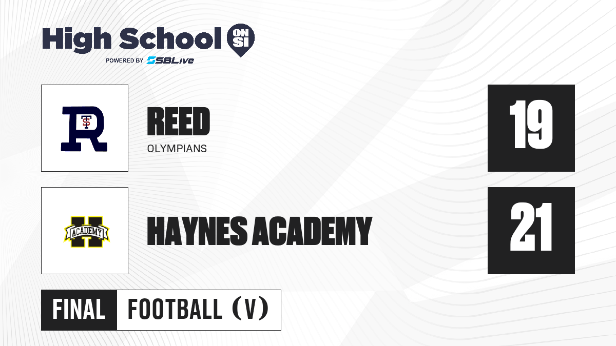 Reed vs Haynes Academy Football - Oct 23, 2026 - High School On SI