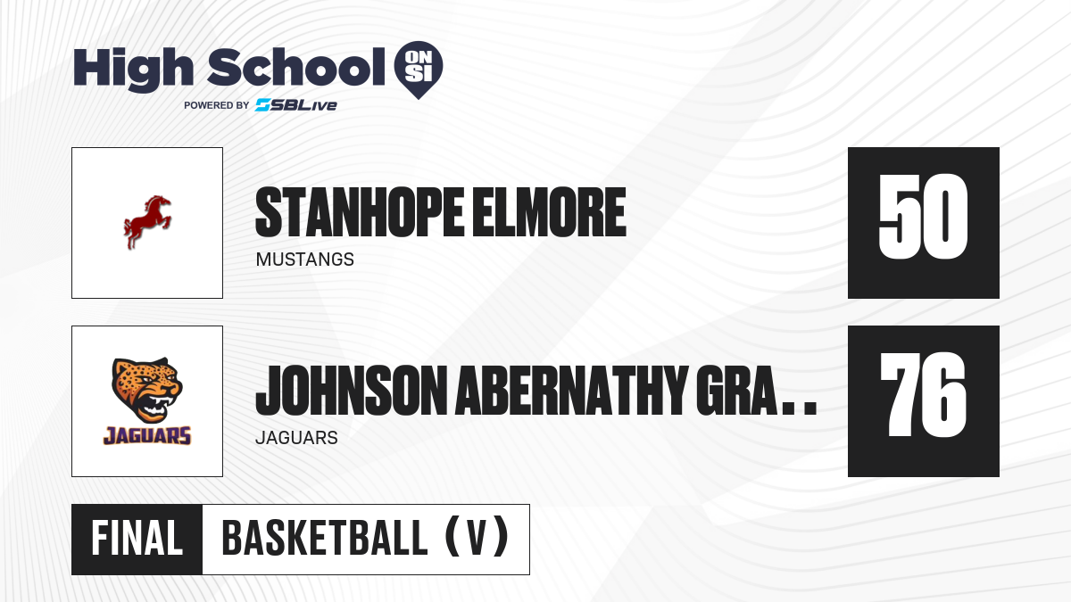 Johnson Abernathy Graetz vs Stanhope Elmore Boys Basketball Dec 8