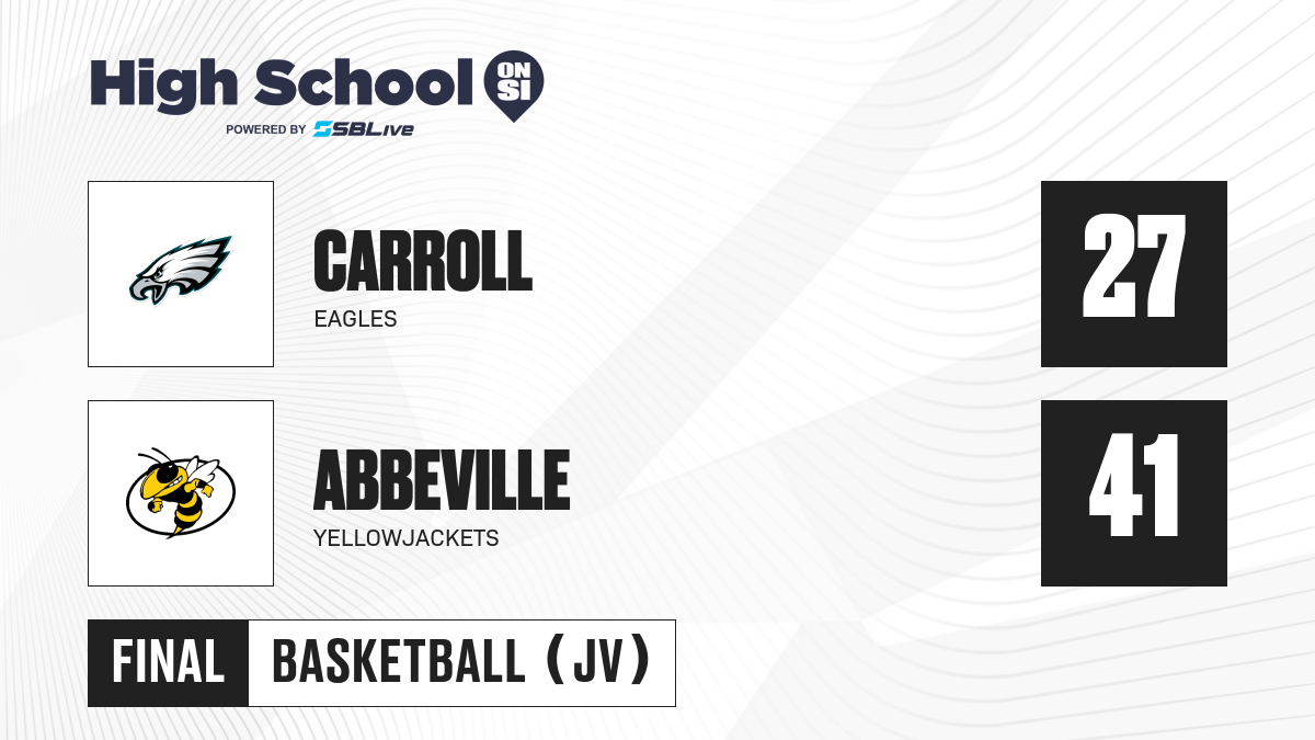 Abbeville vs Carroll JV Boys Basketball - Dec 18, 2020 - scorebooklive.com